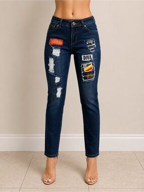 House of Deréon Y2K Distressed Diva Jeans | Beyoncé Beehive